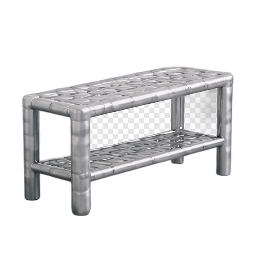Woven Aluminum Bench